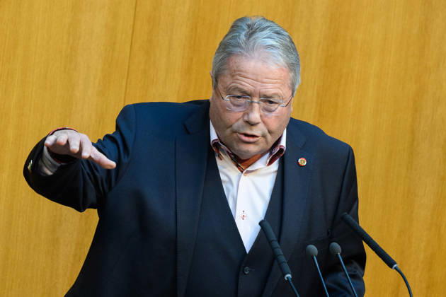 Vienna, October 15, 2026—103rd Session of the National Council PHOTO: Rep. Franz Hörl (ÖVP) 103rd Session of the National Council; National Council, National Council session, parliamentary session, parliament, plenary session; 103rd Session of the National Council