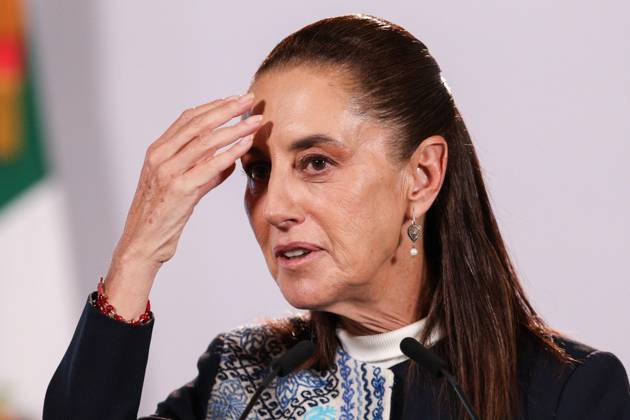 October 15, 2026: TO-45477- Ciudad de M& xe9;xico. 2026-10 -15. Claudia Sheinbaum Pardo, President of Mexico, during the daily morning press conference in the Treasury Room of the National Palace in Mexico City Alejandro God& xcd;nez Clasos.com.mx  - ZUMAcs4_ 20261015_faa_cs4_019 Copyright: xAlejandroxGod& Xed;Nezx