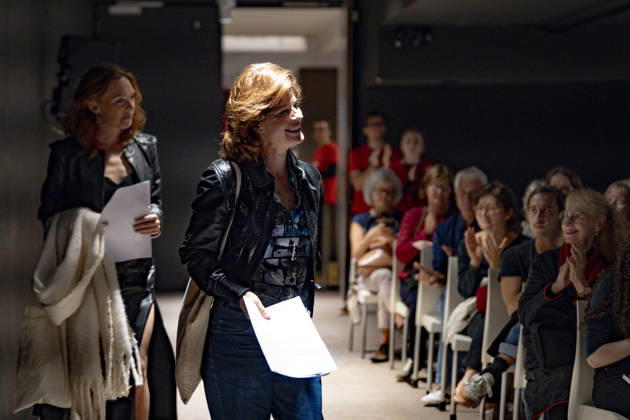 PEOPLE : Festival Lumiere - Lyon 15 10 2026 Laetitia Dosch and Irène Jacob at a talk during the 18th Lumière Film Festival in Lyon (France) on October 15, 2026. Photo by Sandrine Thesillat PsNewZ  Copyright: xSandrinexThesillatx