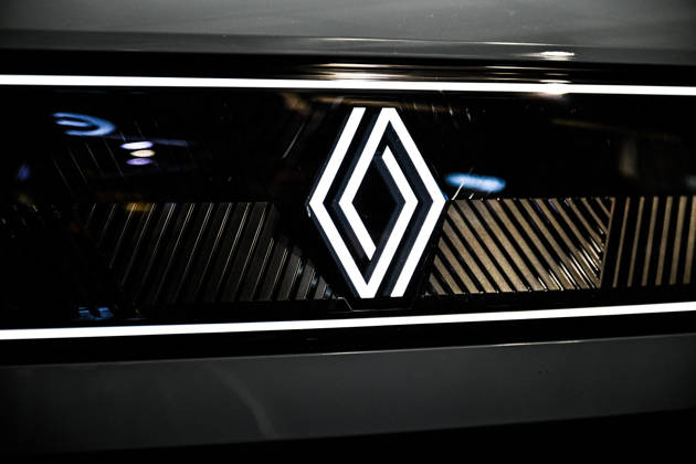 Paris Motor Show 2026 Renault Automobile Logo at the International Motor Show 2026 in Paris Porte de Versailles on October 15,2026. Photo by Tomas Stevens ABACAPRESS.COM Paris France  Copyright: xStevensxTomas ABACAx