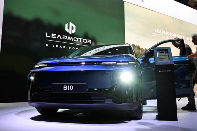Paris Motor Show 2026 Leap Motor B10, A Chinese automaker specializing in electric vehicles, founded in 2015 in Hangzhou at the International Motor Show 2026 in Paris Porte de Versailles on October 15,2026. Photo by Tomas Stevens ABACAPRESS.COM Paris France  Copyright: xStevensxTomas ABACAx