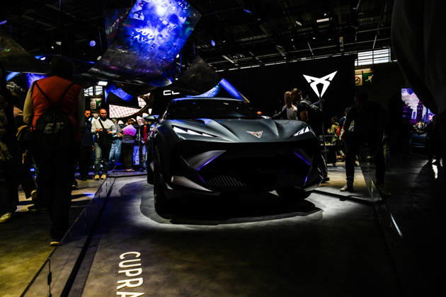 Paris Motor Show 2026 Cupra automobile at the International Motor Show 2026 in Paris Porte de Versailles on October 15,2026. Photo by Tomas Stevens ABACAPRESS.COM Paris France  Copyright: xStevensxTomas ABACAx