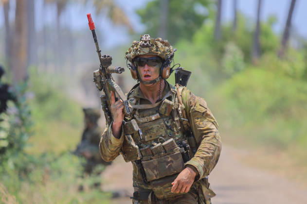 Indonesia-Australia Military Drill Australian Defense Force (ADF) personnel take part in a joint military exercise with the Indonesia Army at Banongan beach in Situbondo, Indonesia, on October 15, 2026. The exercise, named Keris Woomera 2026, is a form of diplomacy between Indonesia and Australia in the military field. The exercise is part of efforts to strengthen defense cooperation between Indonesia and Australia, particularly in addressing regional security challenges. Situbondo Indonesia  Copyright: xSuryantoxPutramudjix originalFilename: putramudji-notitle261015_npN9U.jpg