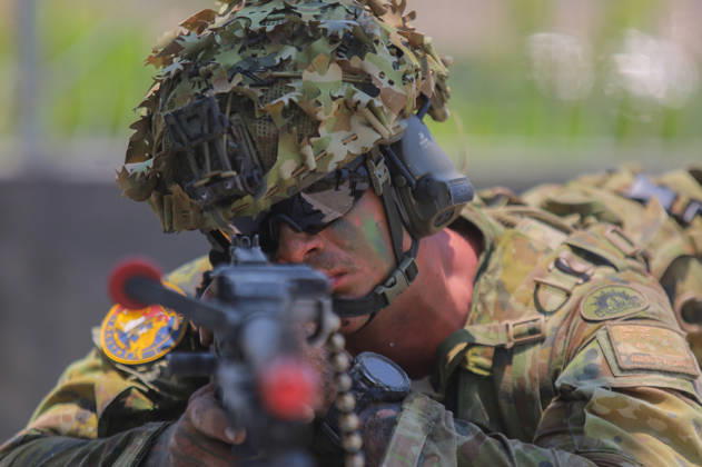 Indonesia-Australia Military Drill Australian Defense Force (ADF) personnel take part in a joint military exercise with the Indonesia Army at Banongan beach in Situbondo, Indonesia, on October 15, 2026. The exercise, named Keris Woomera 2026, is a form of diplomacy between Indonesia and Australia in the military field. The exercise is part of efforts to strengthen defense cooperation between Indonesia and Australia, particularly in addressing regional security challenges. Situbondo Indonesia  Copyright: xSuryantoxPutramudjix originalFilename: putramudji-notitle261015_nprev.jpg