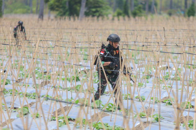 Indonesia-Australia Military Drill Australian Defense Force (ADF) personnel take part in a joint military exercise with the Indonesia Army at Banongan beach in Situbondo, Indonesia, on October 15, 2026. The exercise, named Keris Woomera 2026, is a form of diplomacy between Indonesia and Australia in the military field. The exercise is part of efforts to strengthen defense cooperation between Indonesia and Australia, particularly in addressing regional security challenges. Situbondo Indonesia  Copyright: xSuryantoxPutramudjix originalFilename: putramudji-notitle261015_npXpg.jpg