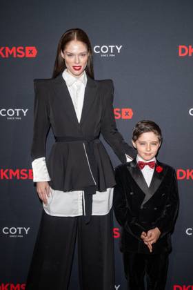 October 15, 2026, New York, New York, United States: (L-R) Coco Rocha and Iver Eames Conran attend.The Annual DKMS Gala at Cipriani Wall Street on October 15, 2026 in New York City. New York United States - ZUMAs197 20261015_aaa_s197_429 Copyright: xRonxAdarx