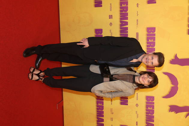 Benjamin Herrmann and Caroline Rosales at the premiere of the documentary *Biermann* at Kino International in Berlin, October 15, 2026 Copyright: xAgenturxMatthiasxWehnertx xM.xGränzdörferx