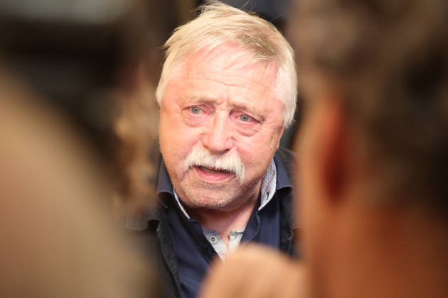 Wolf Biermann at the premiere of the documentary *Biermann* at the Kino International in Berlin, October 15, 2026 Copyright: xAgenturxMatthiasxWehnertx xM.xGränzdörferx
