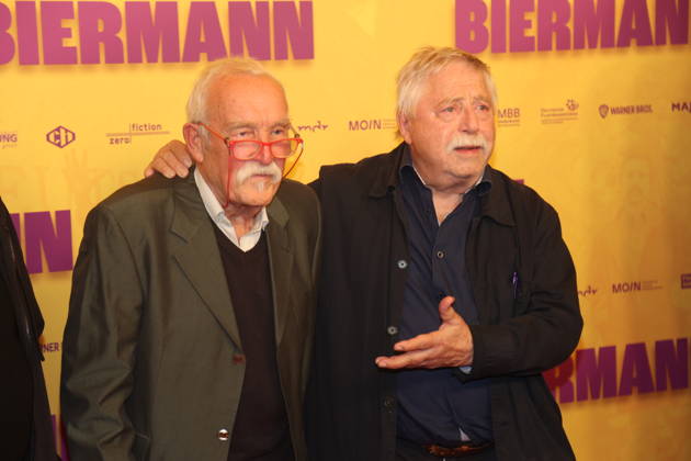 Günter Sommer and Wolf Biermann at the premiere of the documentary *Biermann* at the Kino International in Berlin, October 15, 2026 Copyright: xAgenturxMatthiasxWehnertx xM.xGränzdörferx