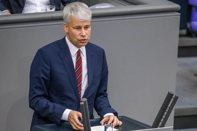 Bundestag Steffen Bilger, Federal Minister of Transportation, at the German Bundestag on October 16, 2026, in Berlin, Berlin, Germany, Bundestag