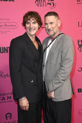 Michael Michalsky with his companion at the Tribute to Bambi 2026 at Fotografiska Berlin, Berlin, October 15, 2026 Foto:xN.xKubelkax xFuturexImagex bambi_6116