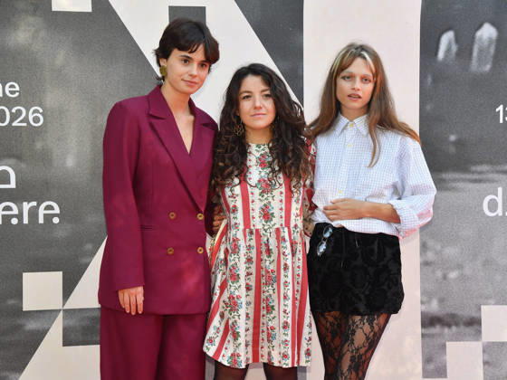 IPA89759189 - Rome, 2026 Film Festival - Alice nella cittÃ - Day 4 - Photocall for the film Once Upon a Time, the Future Pictured: Gaia Ravina, Margherita Ferrari, and Clara Tramontano  Copyright: xVincenzoxLandi ipa-agency.netx xPoolxRomaxFilmxFestx2026x IPA89759189