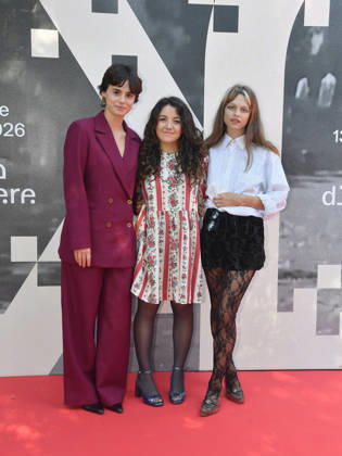 IPA89759192 - Rome, 2026 Film Festival - Alice nella cittÃ - Day 4 - Photocall for the film Once Upon a Time, the Future Pictured: Gaia Ravina, Margherita Ferrari, and Clara Tramontano  Copyright: xVincenzoxLandi ipa-agency.netx xPoolxRomaxFilmxFestx2026x IPA89759192