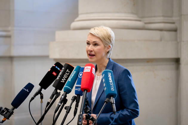 Meeting, Bundesrat, Minister-President, Manuela Schwesig Meeting, Bundesrat, Berlin, Minister-President, Manuela Schwesig Berlin Berlin GER