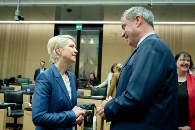 Meeting, Bundesrat, Minister-President, Markus Söder, Minister-President, Manuela Schwesig Meeting, Bundesrat, Berlin, Minister-President, Markus Söder, Minister-President, Manuela Schwesig Berlin Berlin GER