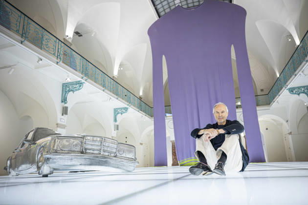 Prominent contemporary artists from Central Europe, the Austrian sculptor and conceptual artist Erwin Wurm presents exhibition Erwin Wurm - One Minute Forever in Museum of Fine Arts Liberec, Czech Republic, October 16, 2026. (CTKxPhoto RadekxPetrasek) CTKPhotoP2026101604312  CTKPhotoP2026101604312