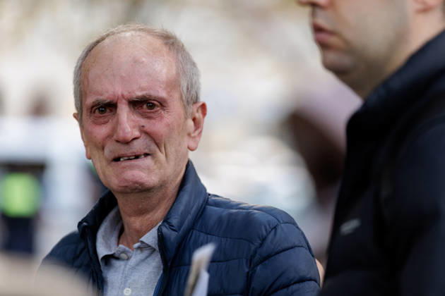 Solidarity Protest for Albania held in Berlin. A protester cries as people gather opposite the Albanian embassy during a protest organized by ˜Flamingos von Berlin™ in Berlin, Germany, 16 October 2026. The organizers called for solidarity with students in Albania and denounced corruption, demanding the resignation of Edi Rama. Berlin