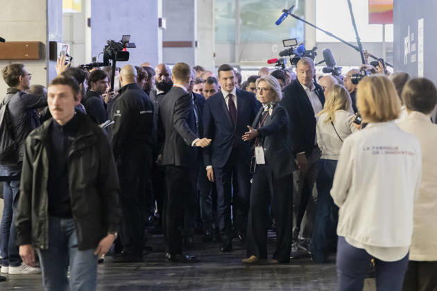 Paris, France October 16, 2026 - Paris Motor Show - Jordan Bardella RN, RASSEMBLEMENT NATIONAL, BARDELLA, SALON DE L AUTO, INDUSTRIE AUTOMOBILE, ECONOMIE, VOITURES,  Copyright: xVincentxIsorex
