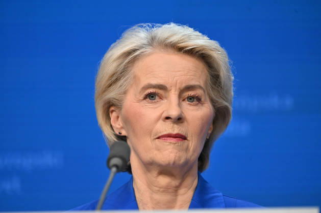 News Bilder des Tages Antonio Costa and Ursula von der Leyen hold press conference after EU Leaders Summit BRUSSELS, BELGIUM - OCTOBER 16: European Council President Antonio Costa, and European Commission President Ursula von der Leyen (seen), speak during a press conference following the European Union Leaders Summit, on October 16, 2026 in Brussels, Belgium. Dursun Aydemir Anadolu Brussels Belgium. Editorial use only. Please get in touch for any other usage. Copyright: x2026xAnadoluxDursunxAydemirx