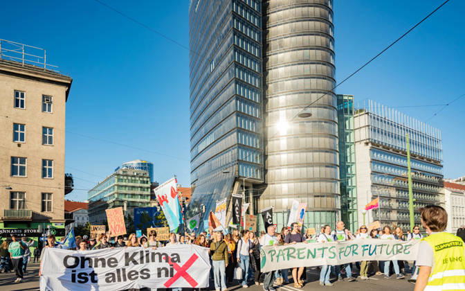 October 16, 2026 Fridays For Future Climate Strike: Announcing Climate Action Isn’t Enough—Without Climate Action, Everything Is Nothing Participants in the Fridays For Future climate strike, under the slogan Announcing Climate Action Isn’t Enough—Without Climate Action, Everything Is Nothing, gathered on Prater Hauptallee near Praters