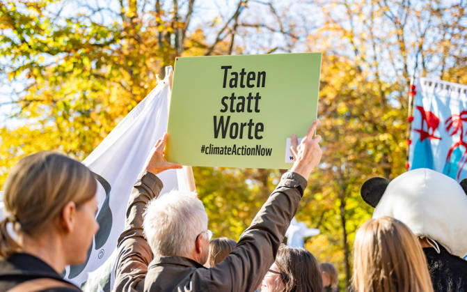 October 16, 2026 Fridays For Future Climate Strike: Announcing Climate Action Isn’t Enough—Without Climate Action, Everything Is Nothing Participants in the Fridays For Future climate strike, under the slogan Announcing Climate Action Isn’t Enough—Without Climate Action, Everything Is Nothing, gathered on Prater Hauptallee near Praters