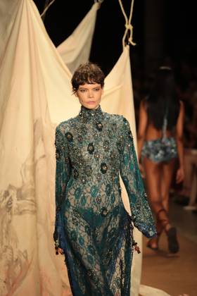 RECORD DATE NOT STATED Hisha s fashion show at SPFW. Sao Paulo (SP), 10 16 2026 - Fashion SPFW - Hisha fashion show during Sao Paulo Fashion Week N61 at Pacubra in Ibirapuera, Sao Paulo.(Foto: Fabricio Bomjardim Thenews2 imago images) Hisha s fashion show at SPFW. Copyright: xFabricioxBomjardimx