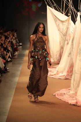 RECORD DATE NOT STATED Hisha s fashion show at SPFW. Sao Paulo (SP), 10 16 2026 - Fashion SPFW - Hisha fashion show during Sao Paulo Fashion Week N61 at Pacubra in Ibirapuera, Sao Paulo.(Foto: Fabricio Bomjardim Thenews2 imago images) Hisha s fashion show at SPFW.  Copyright: xFabricioxBomjardimx
