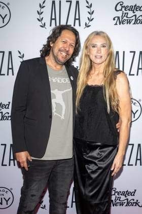October 16, 2026, New York, New York, United States: (L-R) Salvador Paskowitz and Kristin Monroe Paskowitz attend Layover .at the Inaugural ALZA Festival at AMC 19th Street on October 16, 2026 in New York City. New York United States - ZUMAs197 20261016_aaa_s197_603 Copyright: xRonxAdarx