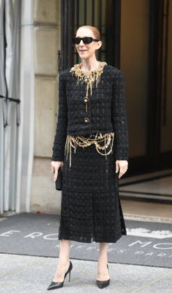 Celine Dion Leaves Her Hotel For Her Last Concert in Paris - France Celine Dion spend time with fans before her last concert in Paris, at hotel Royal Monceau in Paris, France on October 17, 2026. Photo by Florian Poitout ABACAPRESS.COM Paris France  Copyright: xPoitoutxFlorian ABACAx