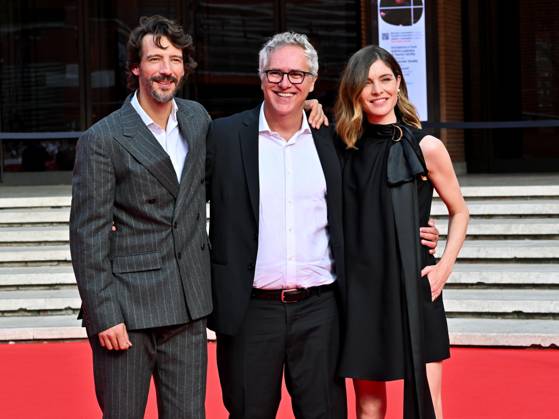IPA89807296 - Roma Cinema Fest 2026. Day 05 - Photocall for the film *IL MILANESE*. Pictured: Alessandro Tedeschi, Simone Spada, Vittoria Puccini  Copyright: xMaurizioxD Avanzox xPoolxRomaxFilmxFestx2026x IPA89807296