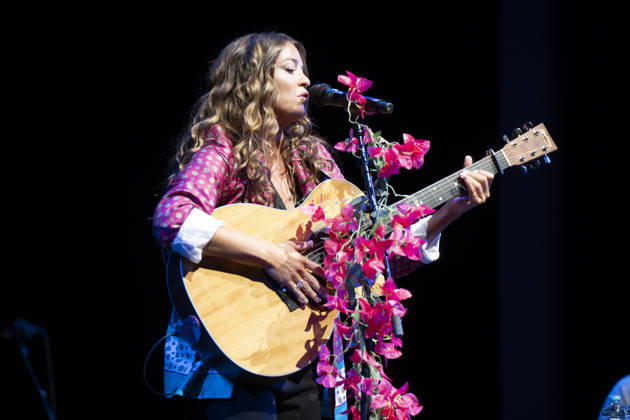 October 17, 2026, Madrid, Spain: Singer Sofia Ellar performs during a concert at the Plaza de Espana in Madrid. Madrid Spain  - ZUMAs197 20261017_aaa_s197_138 Copyright: xAtilanoxGarciax