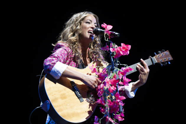 October 17, 2026, Madrid, Spain: Singer Sofía Ellar performs during a concert at the Plaza de Espana in Madrid. Madrid Spain - ZUMAs197 20261017_aaa_s197_118 Copyright: xAtilanoxGarciax