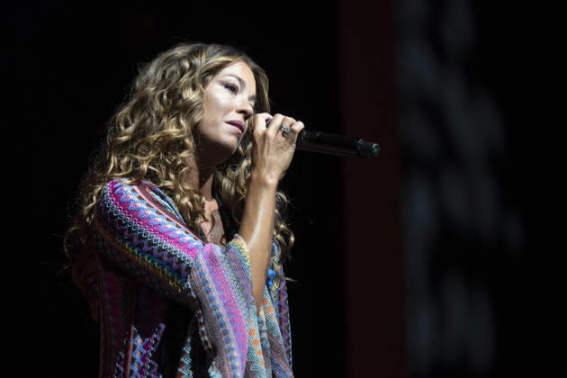 Sofía Ellar Performs in Madrid, Spain - 17 Oct 2026 Singer Sofía Ellar performs during a concert at the Plaza de Espana in Madrid. Madrid Spain Copyright: xAtilanoxGarciax xSOPAxImagesx PHOTO12781
