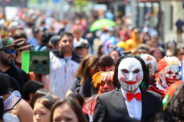 Santiago, October 17, 2026 The 2026 Zombiewalk takes place in downtown Santiago. Jonnathan Oyarzun Aton Chile, Santiago, Chile Aton 1200388  Copyright: JONNATHANxOYARZUN ATONxCHILE