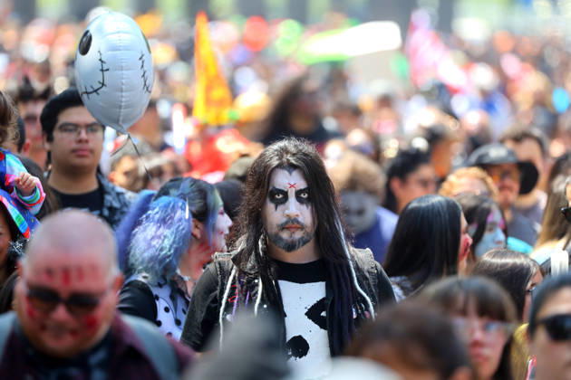 Santiago, October 17, 2026 The 2026 Zombiewalk takes place in downtown Santiago. Jonnathan Oyarzun Aton Chile, Santiago, Chile Aton 1200389  Copyright: JONNATHANxOYARZUN ATONxCHILE