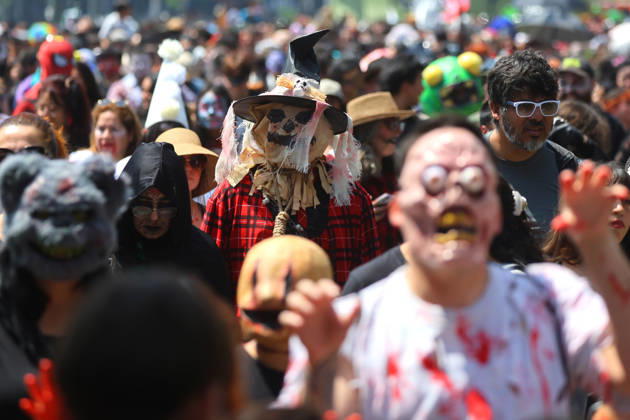 Santiago, October 17, 2026 The 2026 Zombiewalk takes place in downtown Santiago. Jonnathan Oyarzun Aton Chile, Santiago, Chile Aton 1200393  Copyright: JONNATHANxOYARZUN ATONxCHILE