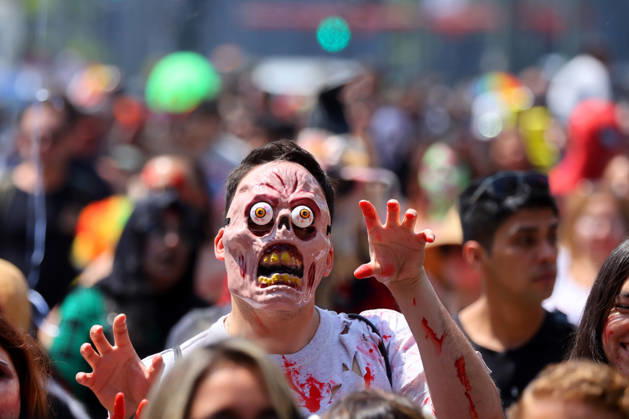 Santiago, October 17, 2026 The 2026 Zombiewalk takes place in downtown Santiago. Jonnathan Oyarzun Aton Chile, Santiago, Chile Aton 1200394  Copyright: JONNATHANxOYARZUN ATONxCHILE