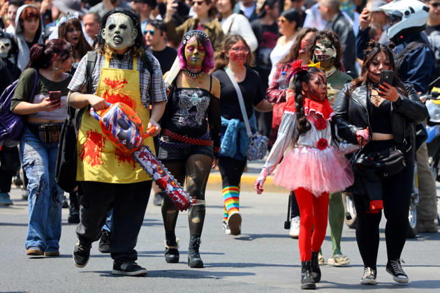 Santiago, October 17, 2026 The 2026 Zombiewalk takes place in downtown Santiago. Jonnathan Oyarzun Aton Chile, Santiago, Chile Aton 1200397  Copyright: JONNATHANxOYARZUN ATONxCHILE