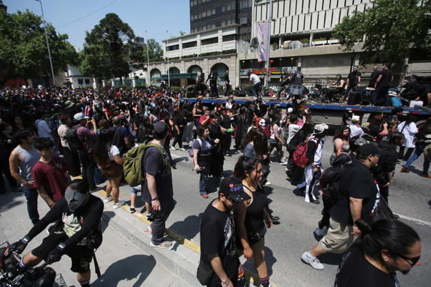 Santiago, October 17, 2026 The 2026 Zombiewalk takes place in downtown Santiago. Jonnathan Oyarzun Aton Chile, Santiago, Chile Aton 1200433  Copyright: JONNATHANxOYARZUN ATONxCHILE