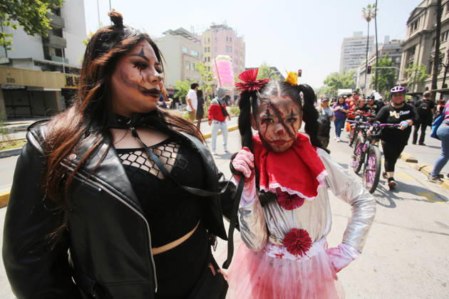 Santiago, October 17, 2026 The 2026 Zombiewalk takes place in downtown Santiago. Jonnathan Oyarzun Aton Chile, Santiago, Chile Aton 1200435  Copyright: JONNATHANxOYARZUN ATONxCHILE