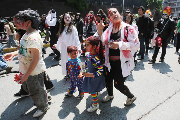 Santiago, October 17, 2026 The 2026 Zombiewalk takes place in downtown Santiago. Jonnathan Oyarzun Aton Chile, Santiago, Chile Aton 1200437  Copyright: JONNATHANxOYARZUN ATONxCHILE