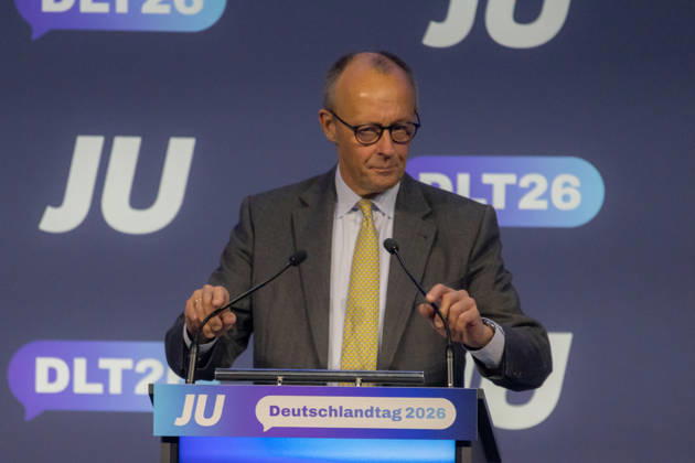 Young Union Germany Day in Bonn: Speech by the Federal Chancellor, October 17, 26. Federal Chancellor Friedrich MERZ (CDU), who is also CDU Chairman, delivers a speech at the Junge Union’s Germany Day in Bonn. He speaks and engages in discussion with the delegates. The three-day conference o Copyright: xMarcxJohnx