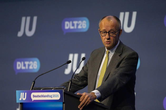 Young Union Germany Day in Bonn: Speech by the Federal Chancellor, October 17, 26. Federal Chancellor Friedrich MERZ (CDU), who is also CDU Chairman, delivers a speech at the Junge Union’s Germany Day in Bonn. He speaks and engages in discussion with the delegates. The three-day conference o Copyright: xMarcxJohnx