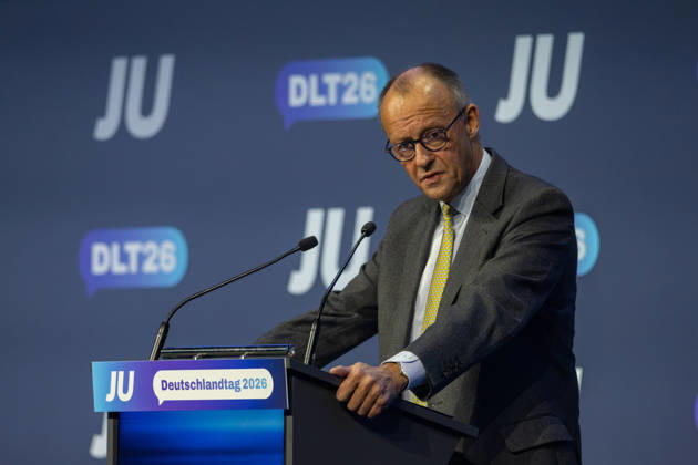 Young Union Germany Day in Bonn: Speech by the Federal Chancellor, October 17, 26. Federal Chancellor Friedrich MERZ (CDU), who is also CDU Chairman, delivers a speech at the Junge Union’s Germany Day in Bonn. He speaks and engages in discussion with the delegates. The three-day conference o Copyright: xMarcxJohnx