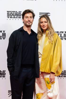 Actress Lauren Versnick (R) pictured during the Gent International Film Festival on Saturday 17 October 2026. Tonight will feature a screening of Le Faux Soir, the new film of Belgian director Roskam.  NICOLASxMAETERLINCK 190136928