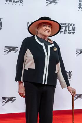 Actress Viviane De Muynck pictured during the Gent International Film Festival on Saturday 17 October 2026. Tonight will feature a screening of Le Faux Soir, the new film of Belgian director Roskam.  NICOLASxMAETERLINCK 190136588