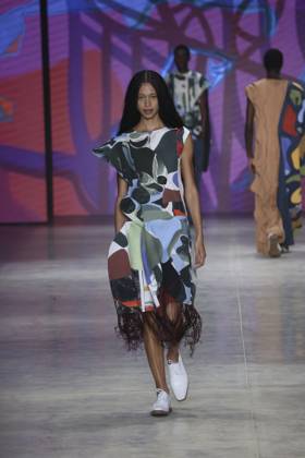 RECORD DATE NOT STATED Cria Costura presents its collection at SPFW N61. Sao Paulo (SP), 10 17 2026 Moda SPFW N61 The brand Cria Costura presents its collection during a fashion show at the 61st edition of Sao Paulo Fashion Week, at the Pavilhao das Culturas Brasileiras (Pacubra), in Parque Ibirapuera, Sao Paulo.(Foto: Leco Viana Thenews2 imago images) Cria Costura presents its collection at SPFW N61.  Copyright: xLecoxVianax