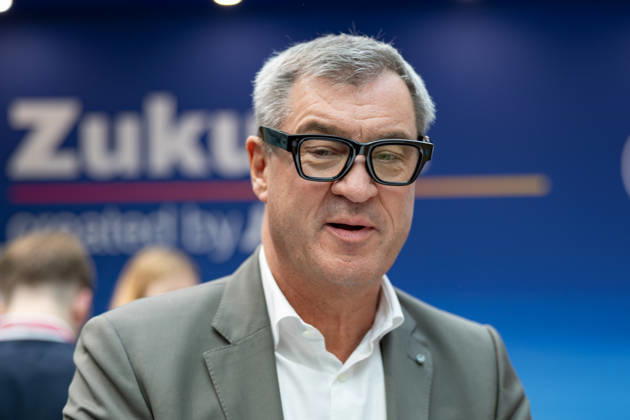 Markus Söder wears Meta glasses at the Junge Union’s Germany Day in Bonn on October 18, 2026. Bavarian Minister-President and CSU Chairman Markus SÖDER (CSU) wears Meta glasses at the company’s booth in the foyer of the World Conference Center Bonn. The Junge Union’s Germany Day takes place from October 16 to 18, 2026 at the World Confere Copyright: xMarcxJohnx