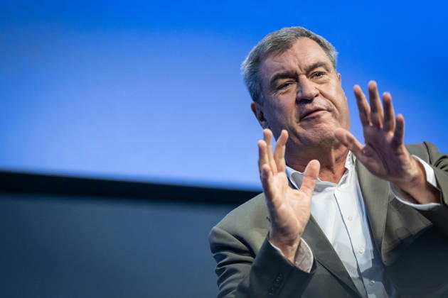 Markus Söder, Minister-President of Bavaria, as a guest at Germany Day 2026 78 Germany Day 2026 in Bonn Junge Union (JU), the youth organization of the CDU and CSU, Bonn, North Rhine-Westphalia, Germany World Conference Center Bonn