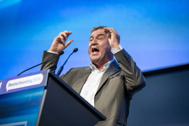 Markus Söder, Minister-President of Bavaria, as a guest at Germany Day 2026 78 Germany Day 2026 in Bonn Junge Union (JU), the youth organization of the CDU and CSU, Bonn, North Rhine-Westphalia, Germany World Conference Center Bonn